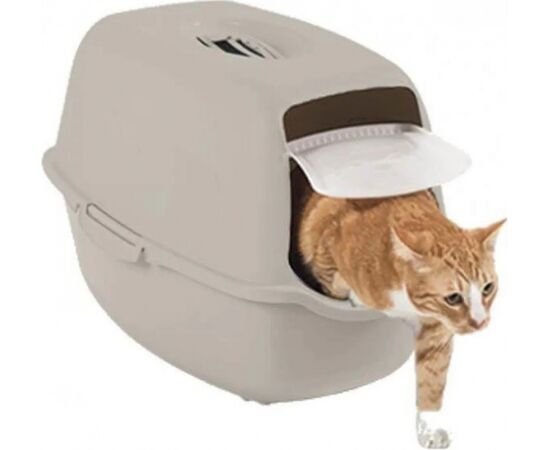 ROTHO BAILEY HOODED LITTER BOX BEIGE