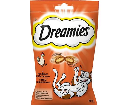 DREAMIES 4008429037894 DOG / CAT TREAT SNACKS CHICKEN 60 G