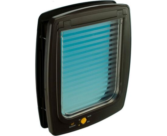 FERPLAST SWING 15 - LARGE DOG DOOR, BROWN