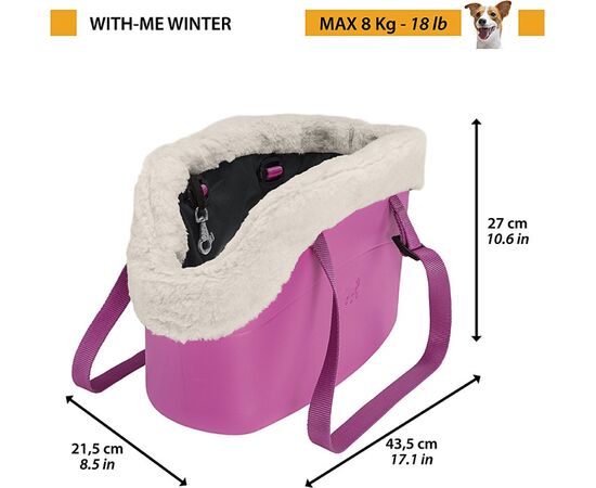 FERPLAST WITH-ME WINTER - DOG CARRIER