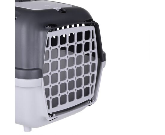 ZOLUX TRANSPORTER GULLIVER 2 Z PLASTIKOWYMI DRZWICZKAMI JASNOSZARY/CIEMNOSZARY