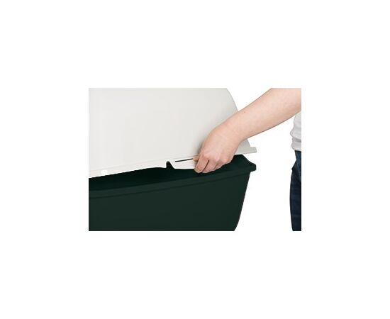 ROTHO BAILEY HOODED LITTER BOX BLACK