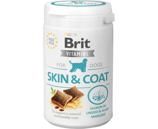 BRIT VITAMINS SKIN&COAT FOR DOGS - SUPPLEMENT FOR YOUR DOG - 150 G