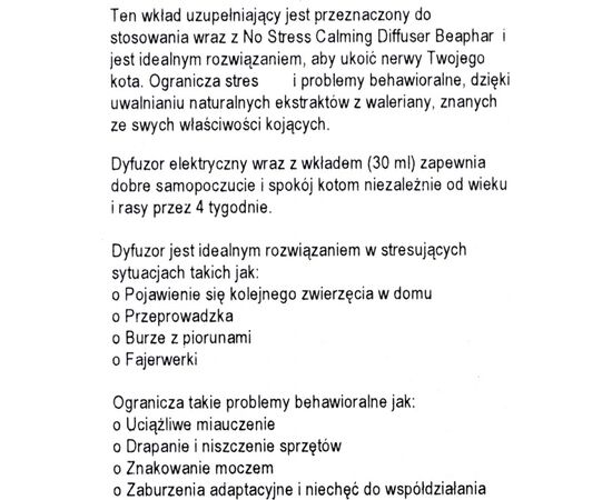 BEAPHAR PHEROMONE FOR CATS DIFFUSER - 30ML