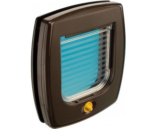 FERPLAST SWING 3 PET DOOR, BLACK