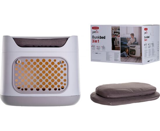 CURVER PETLIFE BUNK BED 3IN1 - PET BED / CARRIER