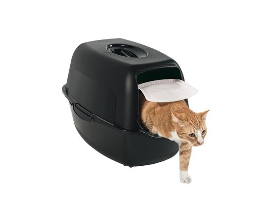 ROTHO BAILEY HOODED LITTER BOX BLACK
