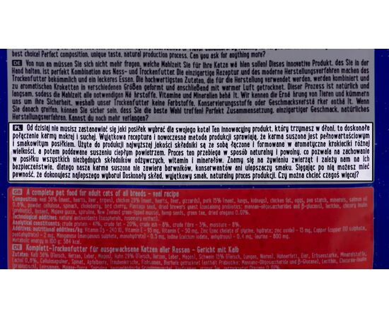 DOLINA NOTECI SUPERFOOD VEAL - DRY CAT FOOD - 1 KG