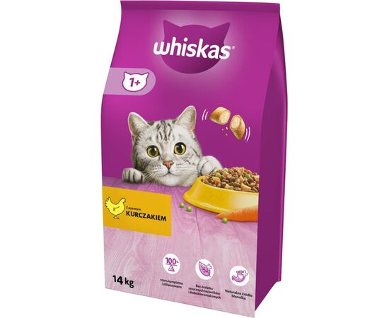 WHISKAS ‎WHISKAS 325628 CATS DRY FOOD ADULT CHICKEN 14 KG