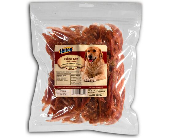 HILTON SOFT DUCK JERKY - DOG TREAT - 500 G