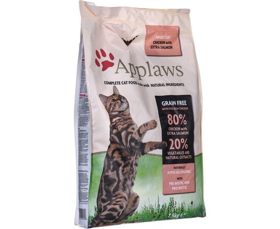 APPLAWS CAT ADULT CHICKEN WITH SALMON 7,5 KG