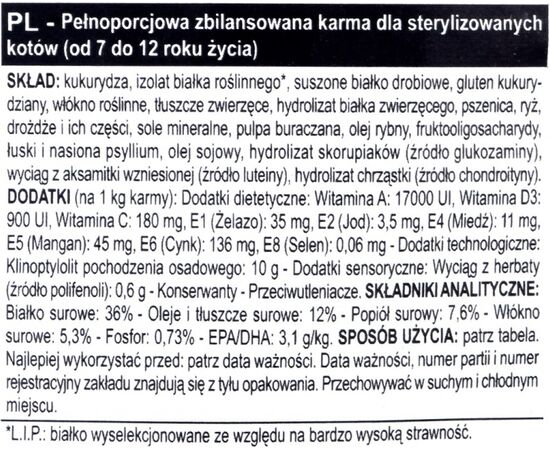 ROYAL CANIN STERILISED 7+ CATS DRY FOOD 3.5 KG ADULT POULTRY