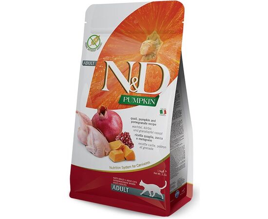 FARMINA PET FOOD N&D PUMPKIN FELINE ADULT 1.5KG CATS DRY FOOD CHICKEN