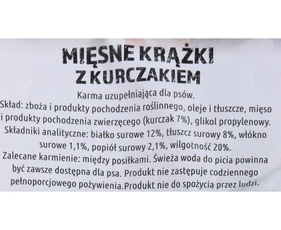 MACED MEAT DISCS WITH CHICKEN FOR DOG- 500 G