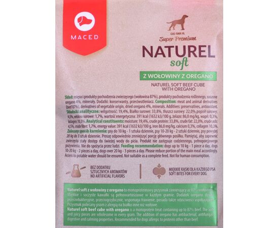 MACED 40-0001-0742 DOG / CAT TREAT SNACKS BEEF 100 G