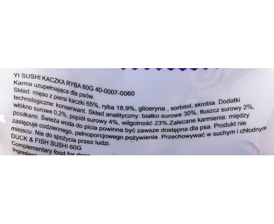 MACED SUSHI DUCK WITH FISH - 60 G