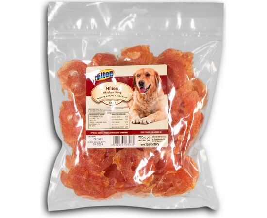 HILTON SOFT CHICKEN RING - DOG TREAT - 500 G