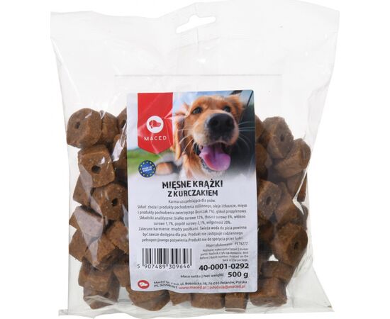 MACED MEAT DISCS WITH CHICKEN FOR DOG- 500 G