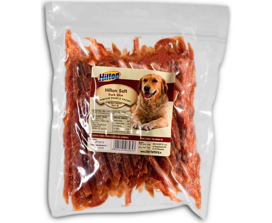 HILTON SOFT DUCK SLICE - DOG TREAT - 500 G