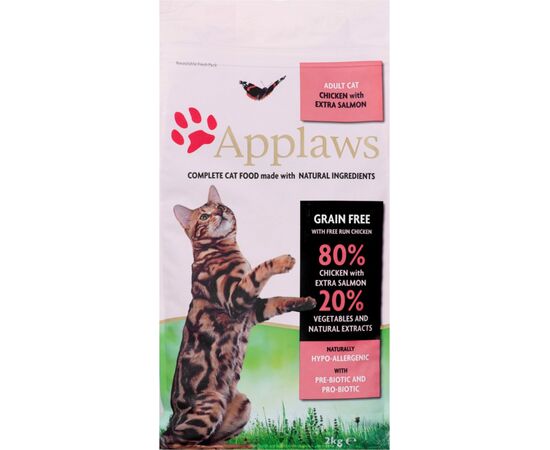 APPLAWS CAT ADULT CHICKEN WITH SALMON 2 KG