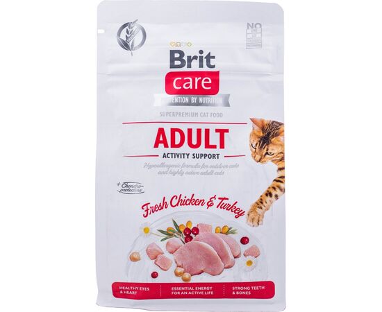 BRIT CARE GRAIN FREE ACTIVITY SUPPORT ADULT - DRY CAT FOOD - 400 G
