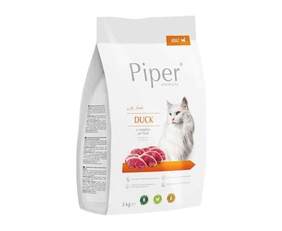 DOLINA NOTECI PIPER ANIMALS WITH DUCK - DRY CAT FOOD - 3 KG