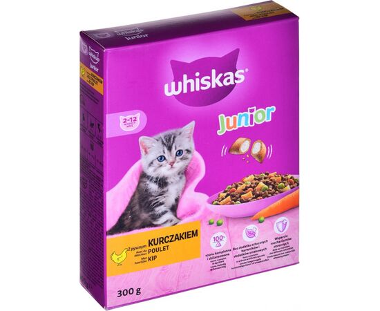 WHISKAS ?WHISKAS 5900951014079 CATS DRY FOOD 300 G KITTEN CHICKEN
