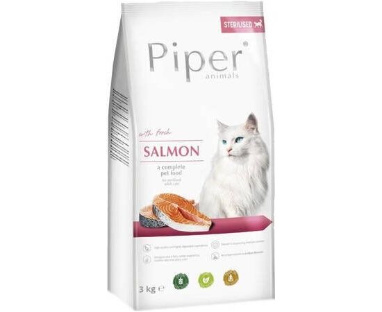 DOLINA NOTECI PIPER ANIMALS WITH SALMON - DRY CAT FOOD - 3 KG