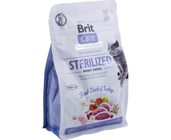 BRIT CARE GRAIN-FREE STERILIZED WEIGHT CONTROL  - DRY CAT FOOD - 400 G