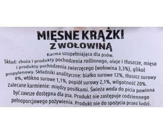 MACED MEAT DISCS WITH BEEF FOR DOG- 500 G