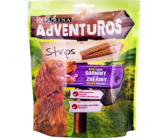 PURINA NESTLE PURINA ADVENTUROS STRIPS - DOG TREAT - 90G