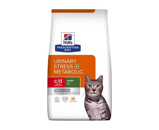 HILL'S FELINE C/D URINARY STRESS + METABOLIC - DRY CAT FOOD - 3 KG