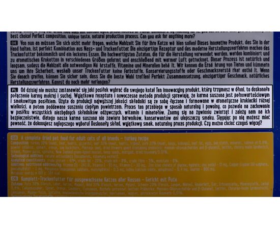 DOLINA NOTECI SUPERFOOD TURKEY - DRY CAT FOOD - 1 KG