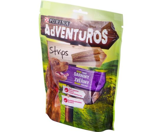PURINA NESTLE PURINA ADVENTUROS STRIPS - DOG TREAT - 90G