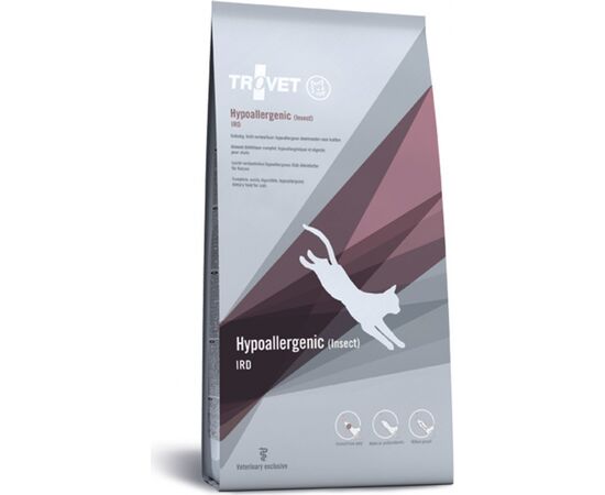 TROVET HYPOALLERGENIC IRD WITH INSECT - DRY CAT FOOD - 3 KG