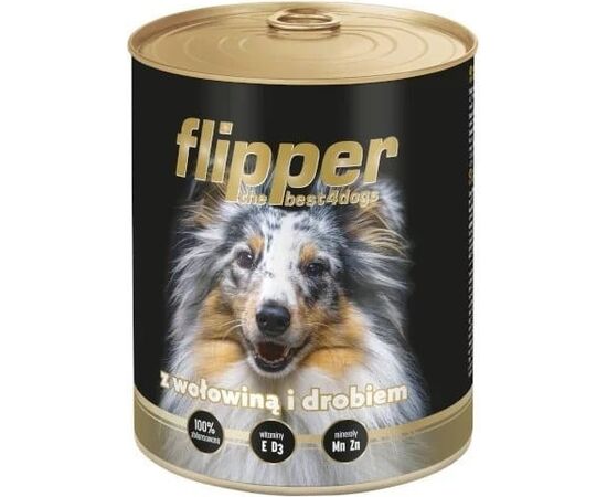 DOLINA NOTECI FLIPPER WITH BEEF AND POULTRY - WET DOG FOOD - 400 G