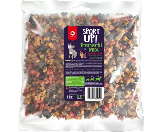MACED MIX SPORT UP! MEAT BONES - DOG TREAT - 1 KG