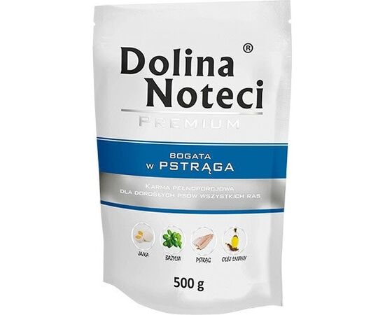 DOLINA NOTECI PREMIUM RICH IN TROUT - WET DOG FOOD - 500G