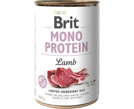 BRIT MONO PROTEIN WET DOG FOOD LAMB 400 G