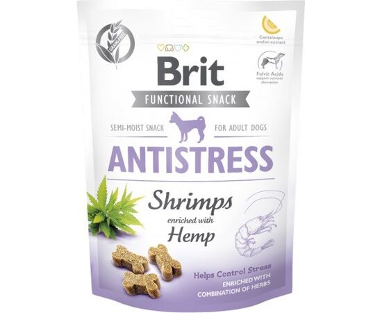 BRIT FUNCTIONAL SNACK ANTISTRESS SHRIMP - DOG TREAT - 150G