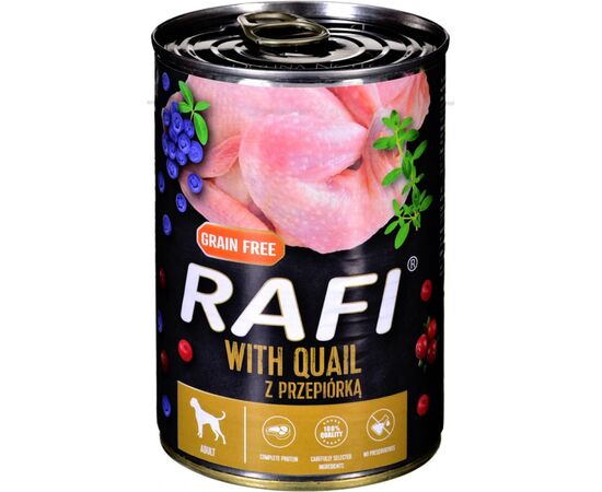 DOLINA NOTECI RAFI WITH QUAIL - WET DOG FOOD - 400G
