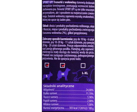 MACED SPORT UP! BEEF - DOG TREAT - 300G