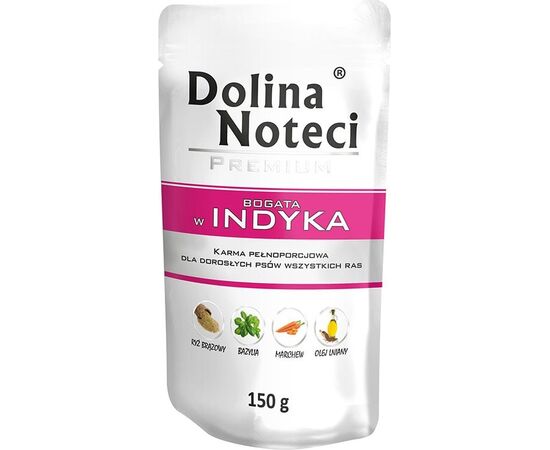 DOLINA NOTECI 5902921300700 DOGS MOIST FOOD TURKEY ADULT 150 G