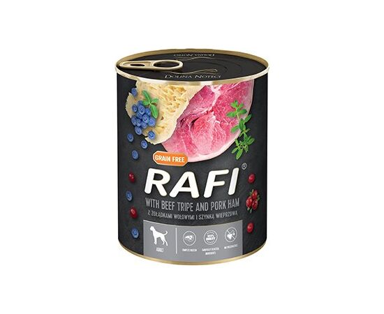 DOLINA NOTECI RAFI DOG WET FOOD WITH BEEF STOMACHS AND HAM - 800G