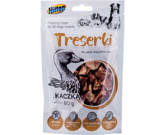 HILTON TREANING TREATS DUCK - DOG TREAT - 80G
