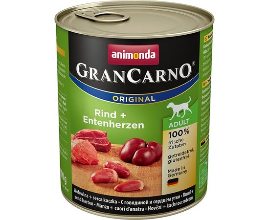 ANIMONDA GRANCARNO ORIGINAL BEEF, DUCK ADULT 800 G