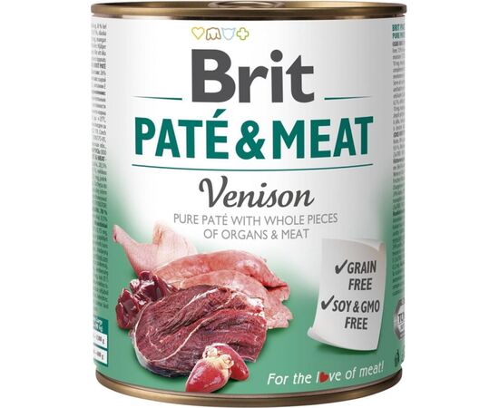 BRIT PATÉ & MEAT WITH VENISON - 800G