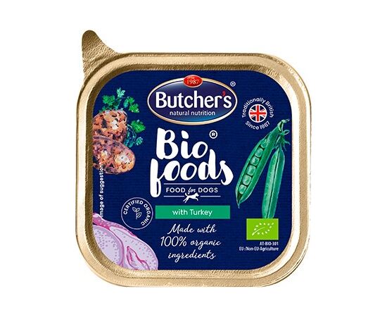 BUTCHER'S PET CARE BIO FOODS TURKEY ADULT 150 G