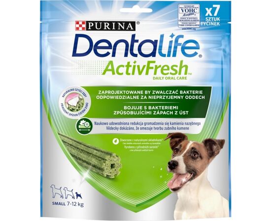 PURINA NESTLE PURINA DENTALIFE ACTIVE FRESH SMALL - DENTAL SNACK FOR DOGS - 115G