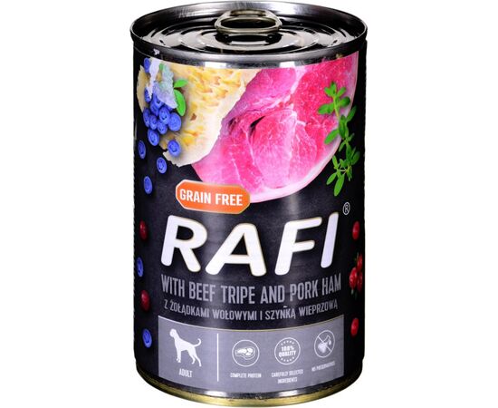 DOLINA NOTECI RAFI BEEF STOMACHS WITH HAM - WET DOG FOOD - 400G